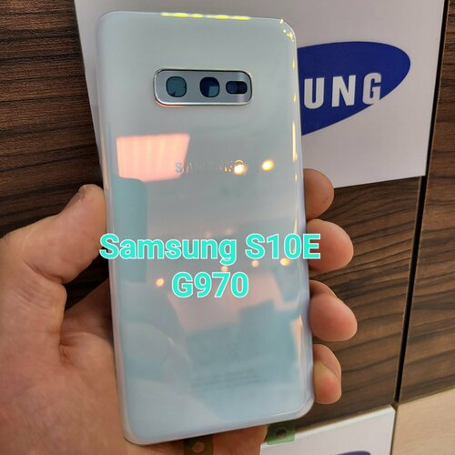Крышка для Samsung S10E (заднее стекло) Премиум качество цвет: белый
