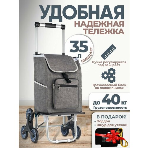 Сумка-тележка Carro, серый