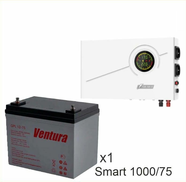 ИБП Powerman Smart 1000 INV + Ventura GPL 12-75