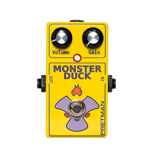 Гитарная педаль эффектов distortion Monster Duck, Pretman