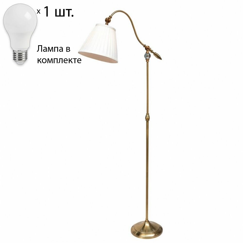 Торшер с лампочкой Arte Lamp Seville A1509PN-1PBLamps