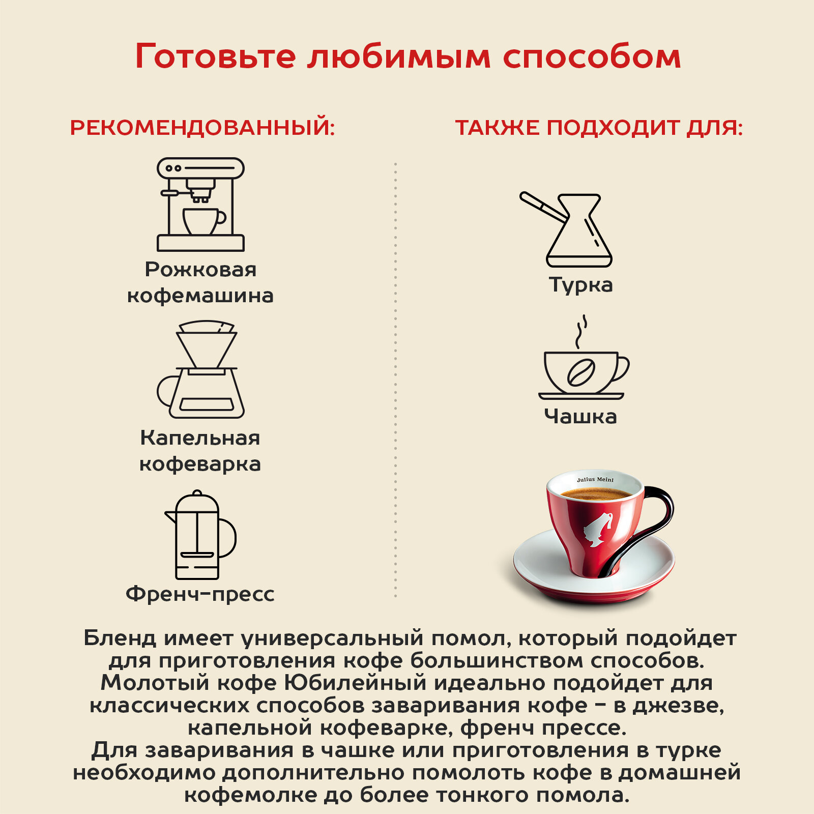 Кофе Julius Meinl Юбилейный Классическая Коллекция, молотый 0,5 кг