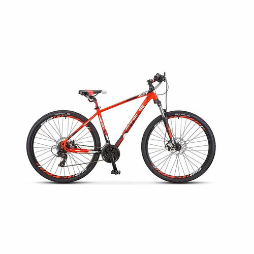 Велосипед Stels Navigator 930 MD V010 колеса 29 горный алюминевый неоновый-красный черный 44000₽