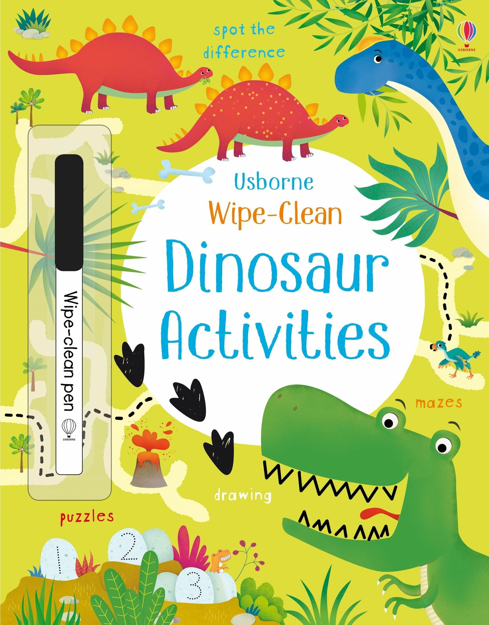 Wipe-Clean Dinosaur Activities / Robson Kirsteen / Книга на Английском