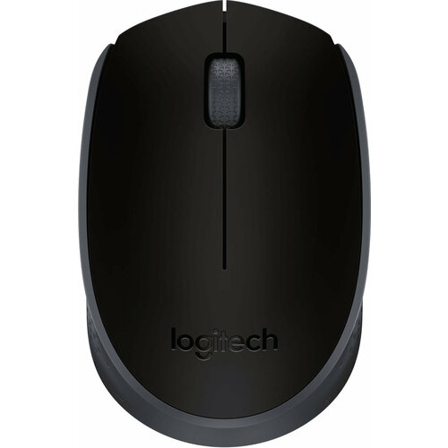 Мышь Logitech M171 черныйсерый оптическая 1000dpi беспроводная USB для ноутбука 2but 192400₽