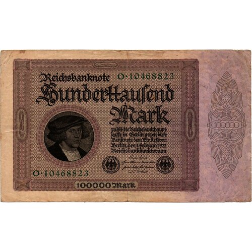 100000 марок 1923 года.