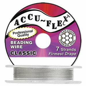 Тросик ювелирный Accu-Flex 7 струн, 0.36мм (0.014in), стальной, 50 см