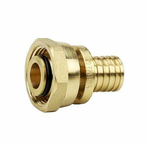 фото Переход на евроконус Varmega Slide-fit - 20 x 3/4" (для труб из сшитого полиэтилена, латунь)