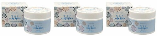 Enough Крем для лица осветляющий W Collagen Whitening Premium Cream, 50 мл, 3 шт