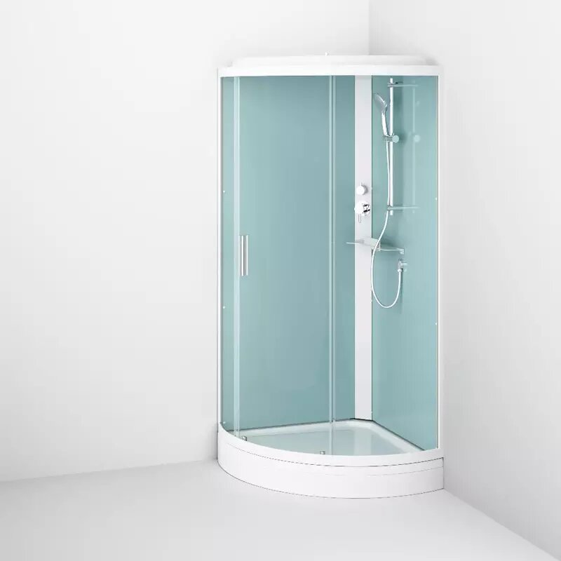фото Душевая кабина AM.PM X-Joy 90x90 см W88C-401-090WT, белый прозрачный