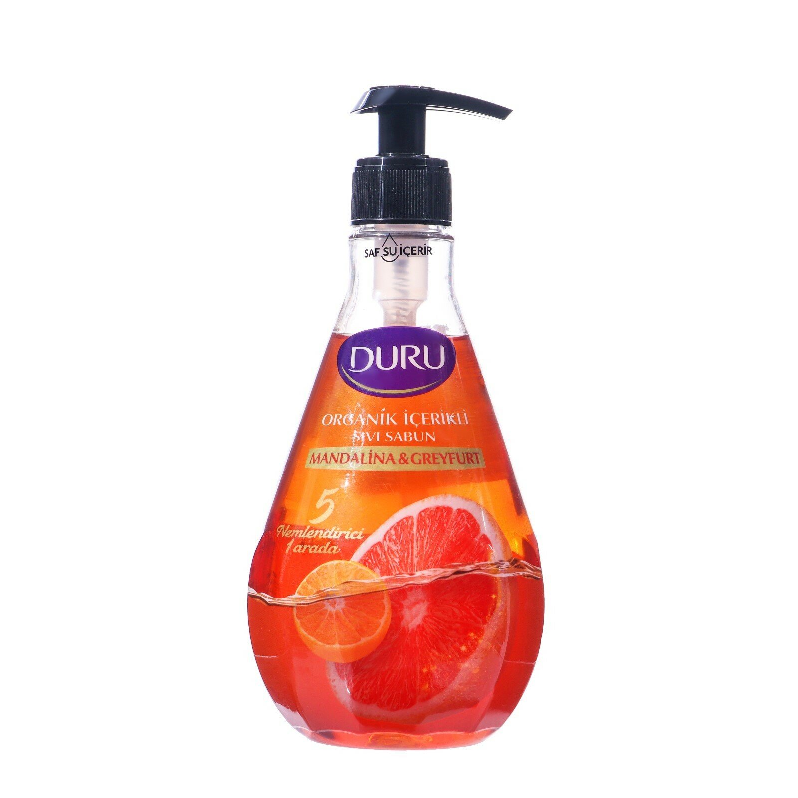 DURU Жидкое мыло Organic Ingredients Мандарин & Грейпфрут грейпфрут, 500 мл