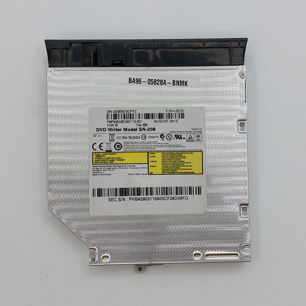 Привод DVD-RW SN-208BB, BA96-05828A, Samsung NP300E5C, Sata, 12.7 mm