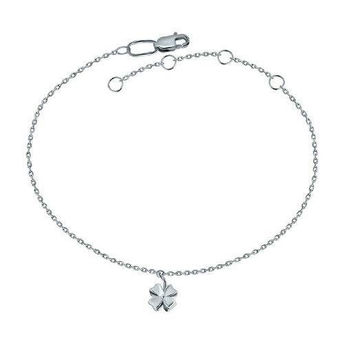 Браслет, белое золото, 585 проба, белый, золотистый