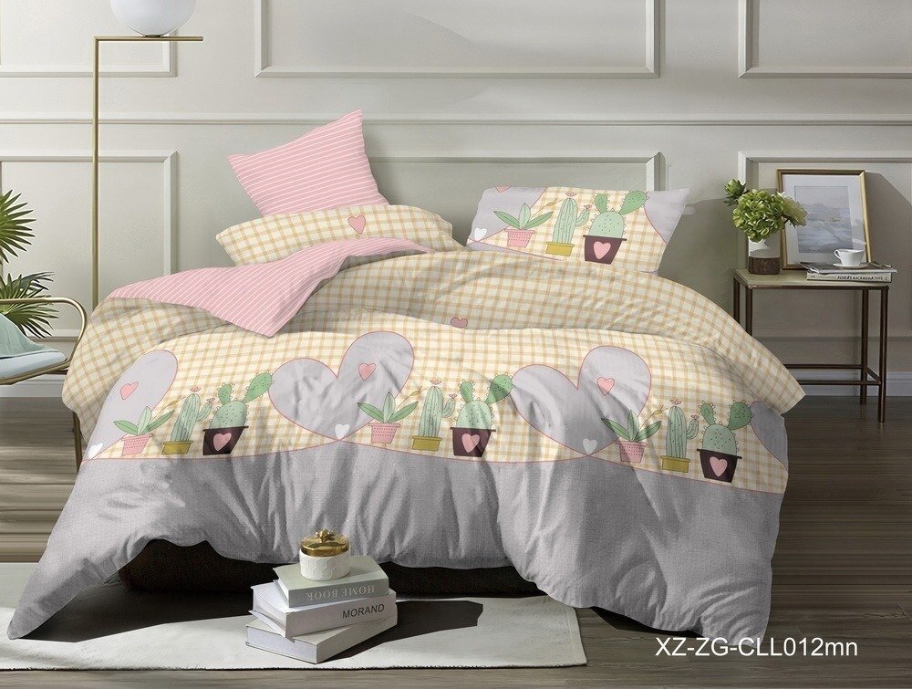 Комплект постельного белья с одеялом поплин 1.5 спальное