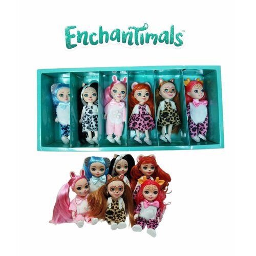 Игровой набор Куклы Enchantimals, 6 шт