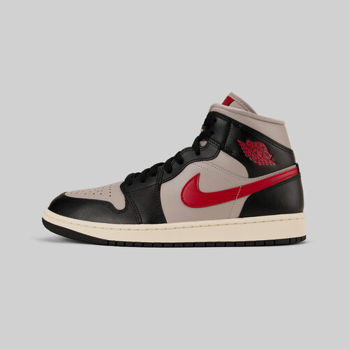 Кроссовки Jordan Jordan 1, размер 44 EU, серый кроссовки jordan air jordan 1 mid black gym red particle grey white