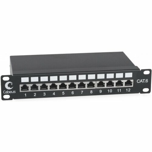Патч-панель Cabeus PL-12-Cat6 10-SH-Dual 4935₽