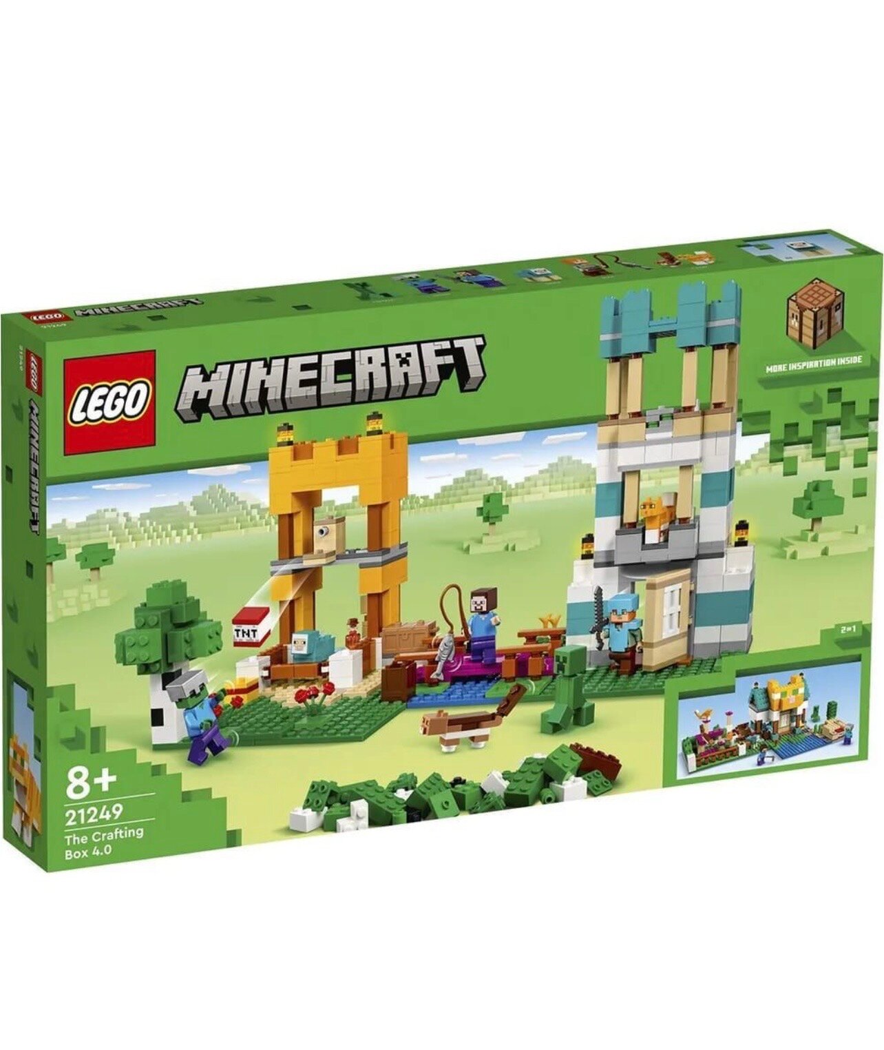 Конструктор LEGO Minecraft 21249 The Crafting Box 4.0, 605 дет.