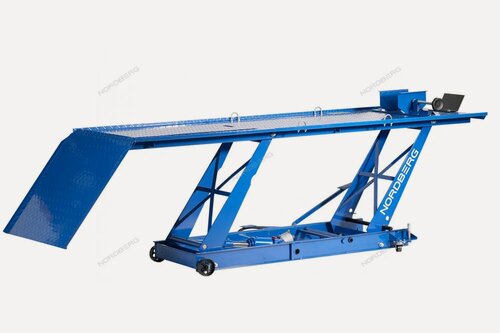 Изображение товара N4M1 NORDBERG подъемник N4M1 для мотоциклов, 450 кг, с ножным и пневмоприводом