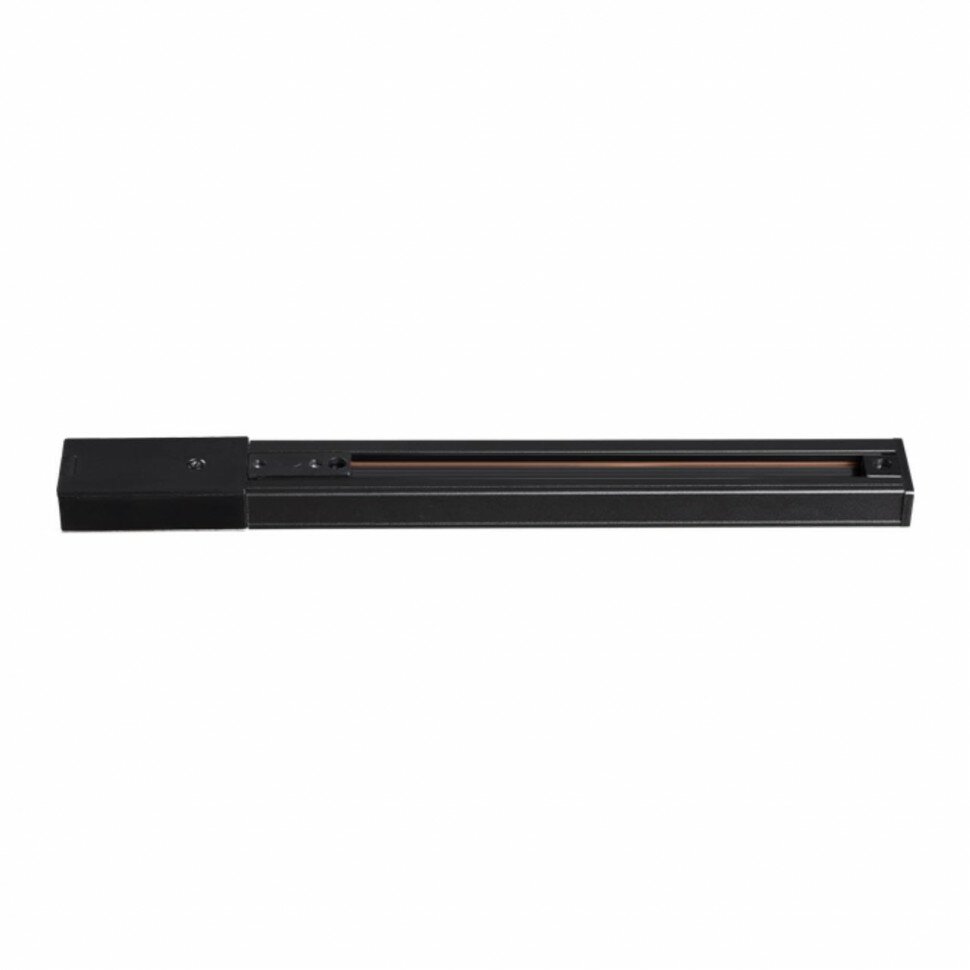 Novotech 135001 PORT NT18 098 черный Однофазный трехжильный шинопровод с токопроводом и заглушкой, 1м IP20 220V