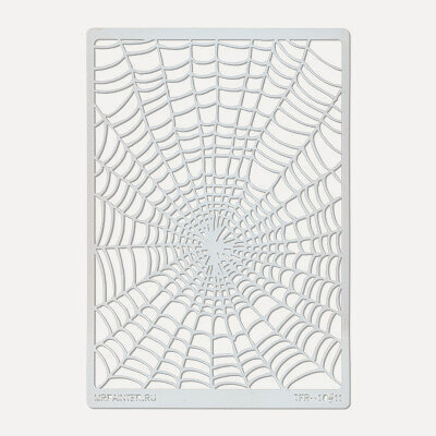 Изображение товара Mr.Painter TFR-10-BX01 Трафарет-маска 11.5x16.5 см Паутинка 11 для декоративной росписи