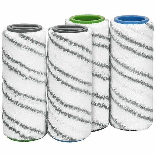 Набор из 4 роликов для Karcher FC5 FC7 FC3 FC3D Электрический очиститель пола Сменные ролики 2055-0070 Серый 2369₽