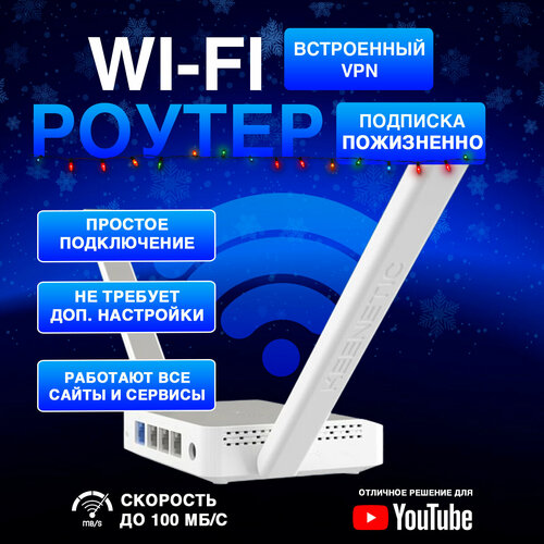 Роутер WI-FI со встроенным VPN 6990₽