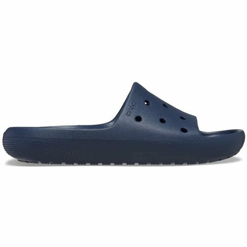 фото Шлёпанцы crocs classic slide v2, размер m10w12, темно-синий