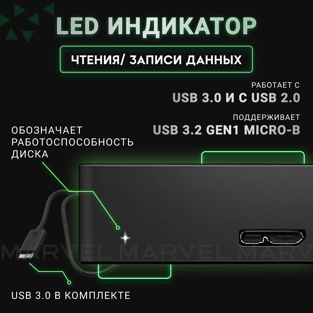 2 TB Внешний жесткий диск Seagate Expansion Portable STKM2000400, черный — фото 1