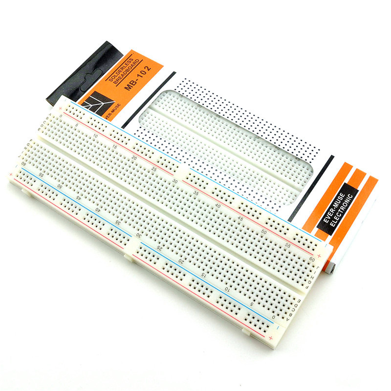 Макетная плата MyPads для экспериментов Ардуино/ Arduino MB102 универсальная доска для проектирования без пайки 830 отверстий