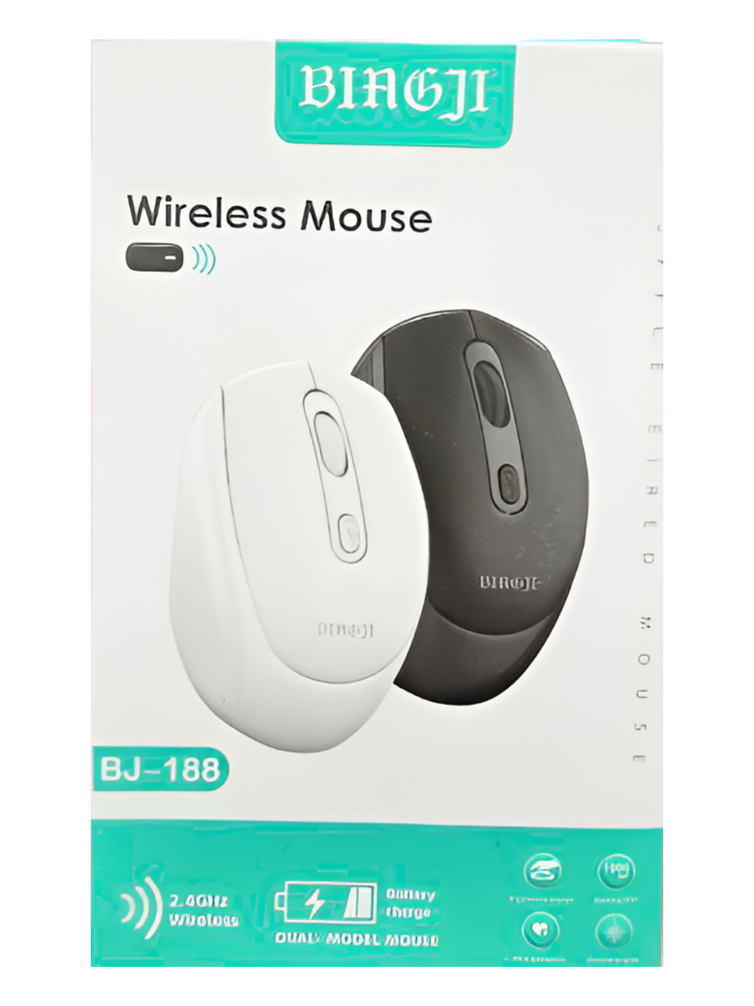 Беспроводная мышь BJ-188 с Bluetooth, USB Type-C, перезаряжаемая