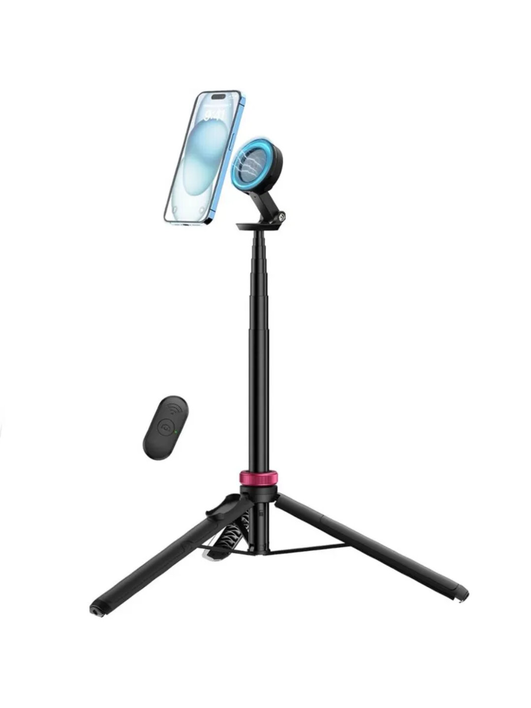 Ulanzi SK-05 MagSafe штатив и MT-84 магнитный держатель для телефон — универсальное решение - Черное стекло, MT-84