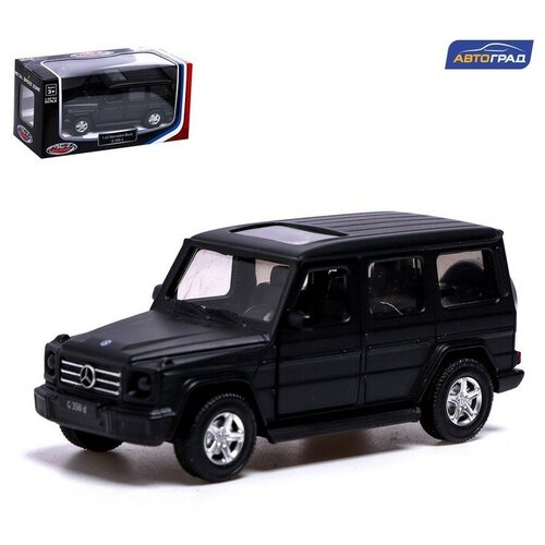 Автоград Машина металлическая MERCEDES-BENZ G350D, 1:42, инерция, открываются двери, цвет чёрный машина металлическая mercedes benz g350d 1 42 инерция открываются двери цвет серый