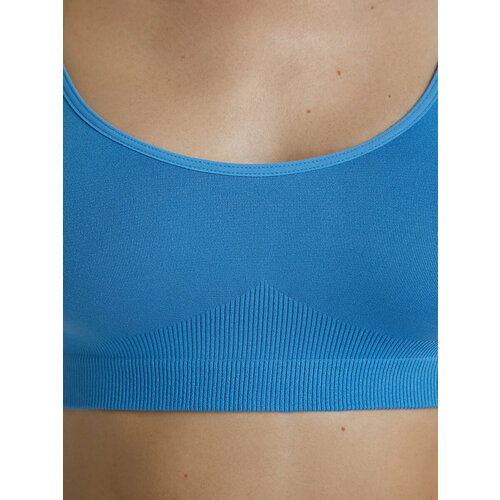 фото Бюстгальтер omsa, размер 46/48 (m/l), голубой