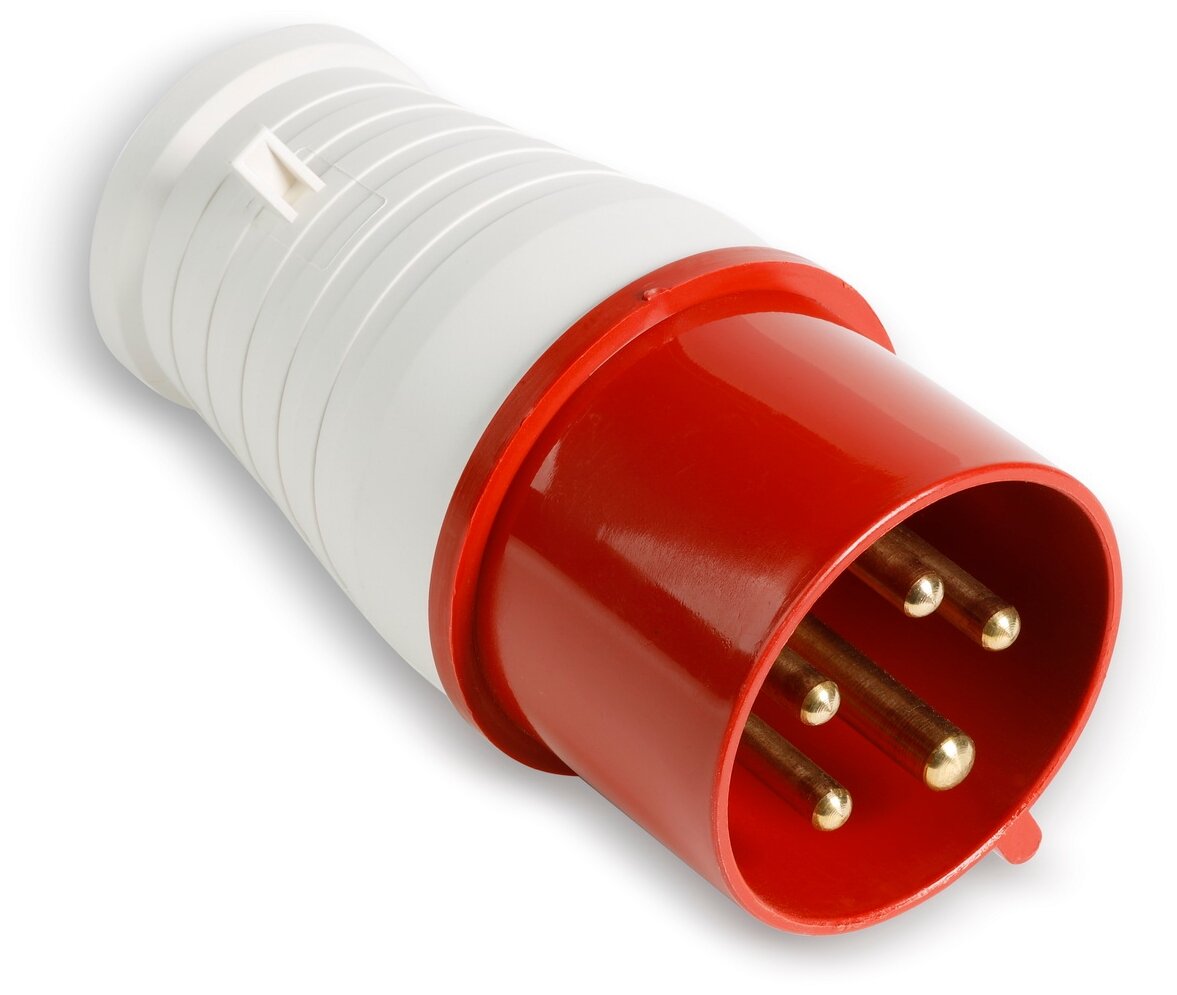 фото Вилка силовая (CEE) кабельная переносная SmartBuy SBE-16-PP5-380