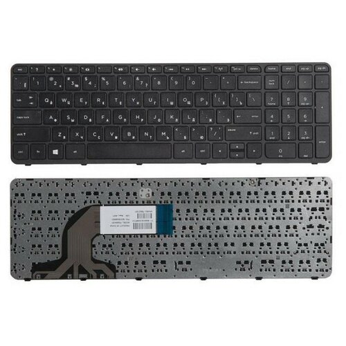 Клавиатура для ноутбука Probook HP 350 G1, 355 G2 черная, с рамкой keyboard клавиатура для ноутбука hp probook черная с рамкой