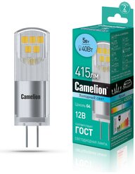 Camelion LED5-G4-JC-NF/845/G4 (Эл.лампа светодиодная 5Вт 12В AC/DC), цена за 1 шт.