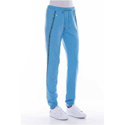 брюки для женщин, BIKKEMBERGS, модель: D107301M4385X93, цвет: голубой, размер: M