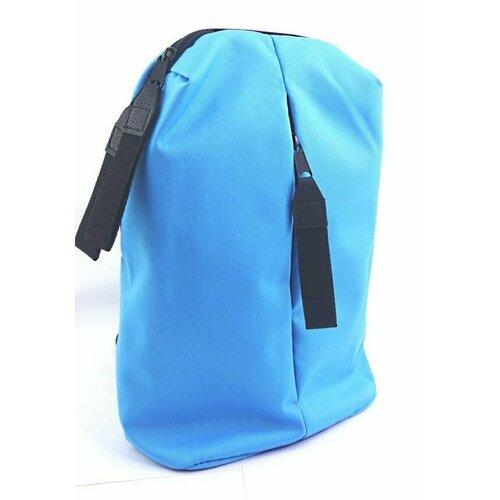 Рюкзак 35см (со светоотражающими элементами) голубой (п/упаковка) (32389)