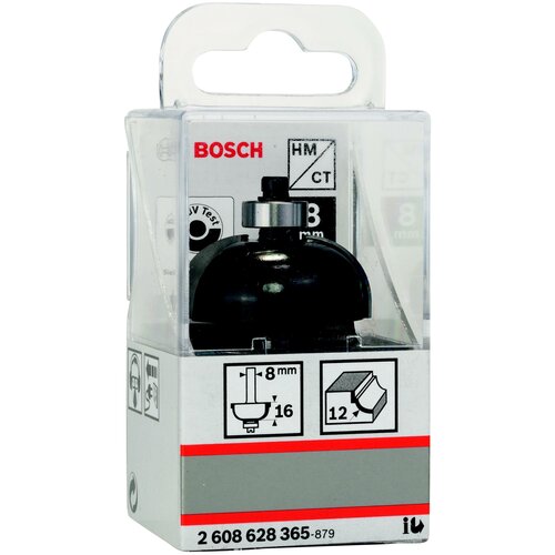 Фреза галтельная Std S8/R12/D36,7/L16 Bosch 2.608.628.365