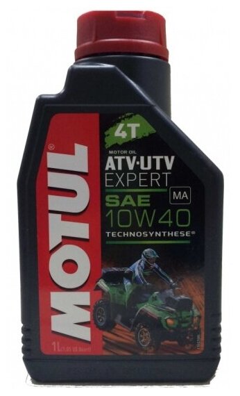Моторное масло Motul ATV-UTV Expert 4T 10W-40 для квадроциклов, 1 л