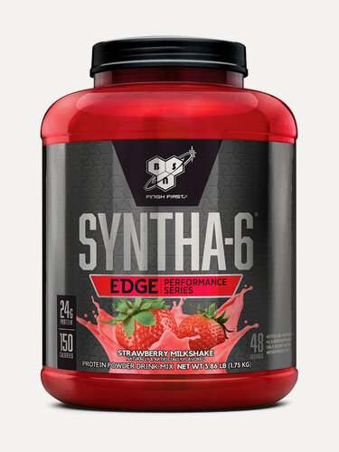Изображение товара Многокомпонентный протеин БСН - Синта-6 Эйдж 4,01 фунта Молочный Коктейль с Клубникой / BSN Syntha-6 Edge 4,01 lb Strawberry Milkshake