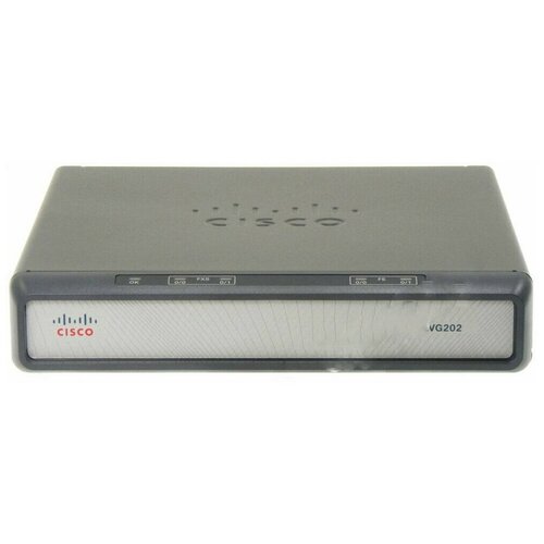 VoIP-шлюз Cisco (VG202XM) голосовой шлюз d link шлюз sip voip 16хfxo 1xlan 10 100 1xwan 10 100 dvg 3016s