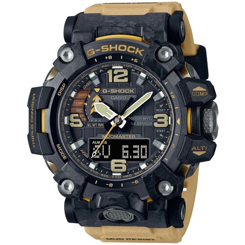 фото Наручные часы casio часы casio g shock gwg-2000-1a5er, черный, коричневый