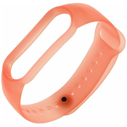 Aксессуар Ремешок Red Line для Xiaomi Mi Band 5 Silicone Transparent-Red УТ000022695 силиконовый ремешок для смарт часов xiaomi mi band 5 21 красный на кнопке 2000000040950