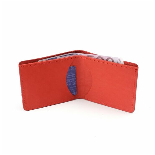 фото Кошелек женский, кроко пр1051-1007, натуральная кожа, цвет красный