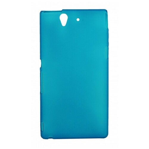 Накладка силиконовая для Sony Xperia Z (L36h) голубая