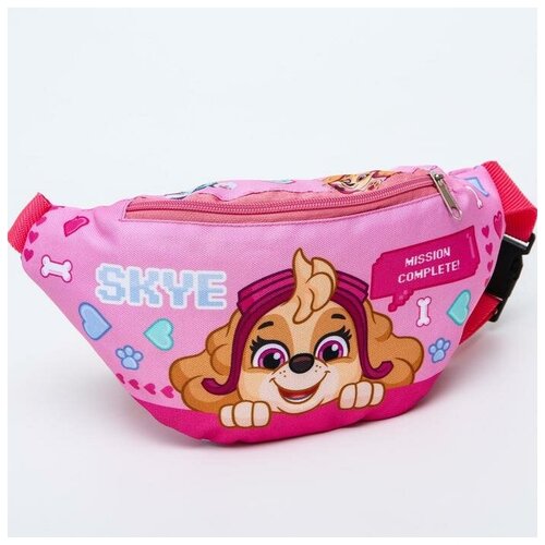 фото Cумка на пояс 25*6*13, отд на молн, без подклада, розовый supreme