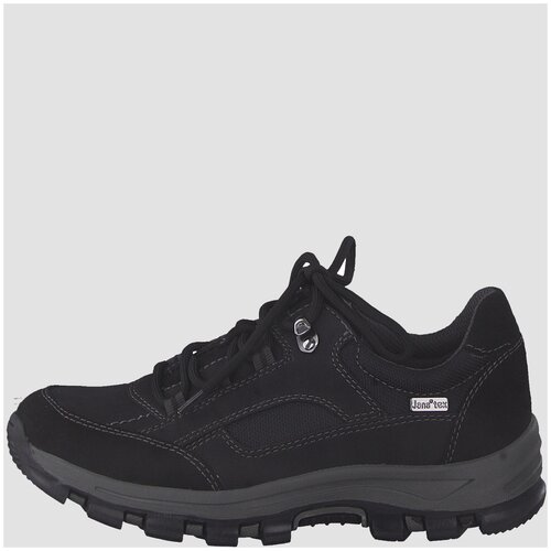 Ботинки на шнурках женские ,JANA,цвет черный, размер 37