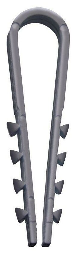 Дюбель-хомут для круглого кабеля (11-18мм) STEKKER DCL00-11-18 полипропилен черный (100шт.) 39335